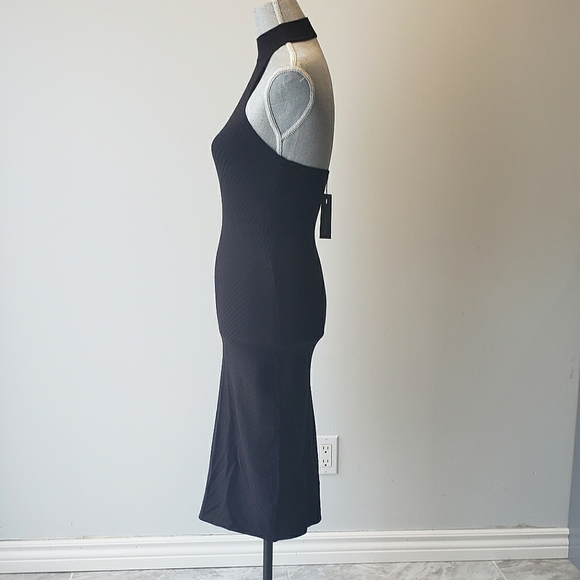 Dynamite | Mockneck Halter Dress - Picture 3 of 9